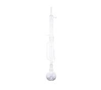 Extracteur de verre Soxhlet 250 ml avec condenseur à bulbe et corps en verrerie laboratoire Équipements de laboratoire