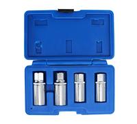 Extracteur de vis à Douille, extracteur de Boulon de 1/2 po, Manchon de 6, 8, 10, 12 mm, kit d'installation, Jeu de Douilles d'extraction de Bougie d'allumage