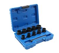 Extracteur De Vis À Tête Hexagonale - Ensemble De Retrait D'écrous Rapide Et Robuste De 9 À 27 Mm | Extracteur De Boulons Dénudés À Tête Hexagonale, Facile À Sortir, Pour L'entretien Des Équipements,