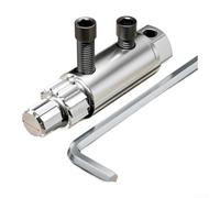 Extracteur de vis cassées en acier forgé haute dureté réglable pour robinet et valve d'angle - Convient aux vis de 12 mm à 29 mm avec poignée hexagonale pour une prise en main facile dans les