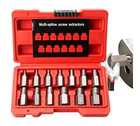Extracteur de vis cassées ou foirées outil dévisseur multi-cannelures | Outil extracteur de vis abîmée Pour hommes, adultes, lui, papa, mari, mécanicien auto, réparation, écrous, goujo