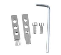 Extracteur de vis dénudées, outil de retrait de boulons cassés, kit de retrait de vis multifonctionnel de 7,5 cm, construction en acier haute résistance, perceuse de précision pour vis endommagées