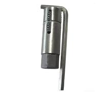 Extracteur de vis en alliage d'acier à double diamètre conçu pour l'entretien de plomberie robuste et le retrait rapide de la tige de valve dans les espaces restreints, argenté, 12 mm (12 mm)