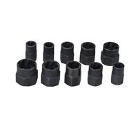 Extracteur de vis endommagé Kit de 10 extracteurs de boulons avec foret à percussion 3/8" for retirer les boulons endommagés, cassés ou arrondis, ainsi que les écrous.