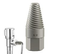 Extracteur de vis fixes, extracteur de tuyaux et boulons pour robinets - Extracteur de valve d'angle antidérapant pour robinets de douche et robinets lors de réparations