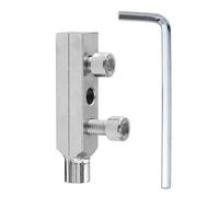 Extracteur de vis pour tuyaux cassés et vis rouillées, extracteur durable en alliage d'acier traité thermiquement pour valves 1/2" et 3/4", argent 7,5 cm (85 mm)