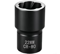 Extracteur d'écrou de roue dénudé 22 mm de profondeur (22 mm)