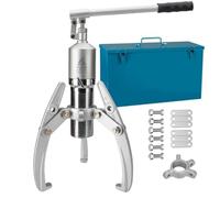 Extracteur d'engrenages hydraulique, kit extracteur d'engrenages hydraulique Robuste de 30 tonnes - Séparateur de moyeux de roulements à 2 et 3 mâchoires avec Coffret, Outil de réparation mé