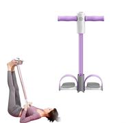 Extracteur d'étrier intelligent jusqu'à 126 cm, 6 tubes d'équipement d'exercice pour abdominaux, bande de résistance à plusieurs niveaux, pour entraînement des bras, jambes, abdominaux, fessier