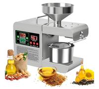 Extracteur d'huile de graines 820W,pressoir à Froid et à Chaud,contrôle Intelligent,40-250 °C,avec écran LCD,pour la Cuisine, Les Noix, Les Noix de pécan, Les graines de Lin et Les amandes.