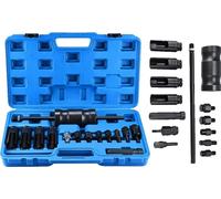 Extracteur d'injecteur diesel, jeu d'outils de 14 pièces, y compris clés et douilles