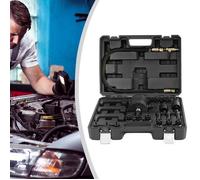 Extracteur d'injecteur pneumatique diesel - Kit complet avec Pour Bosch/Delphi/Denso/Siemens (Noir)