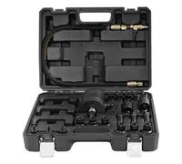 Extracteur d'injecteurs diesel - 24 pièces - Manuel - Pneumatique - Avec adaptateur - Pour démonter différentes injecteurs diesel - Noir