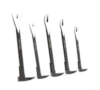 Extracteur d'ongles de qualité professionnelle avec tête incurvée - Barre de démolition résistante à la rouille pour soulever des planchers et remodeler la maison 280 mm (B)