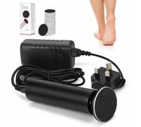 Extracteur électrique de callosités pour pieds avec 60 disques jetables - Kit de pédicure réglable pour salon de maison - Ensemble de pédicure électrique pour peaux mortes, talons fissurés, callosités