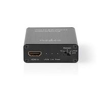 Extracteur HDMI T | Entrée HDMIT | Sortie HDMIT/TosLink Femelle / 1 x 3,5 mm | Résolution maximale: 4K @ 60Hz | 18 Gbps | Métal | Anthracite | Emballage Carton