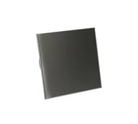 AWENTA Ventilateur de salle de bain - Diamètre : 100 mm - 10 cm - Avec clapet anti-retour et minuterie/réglage de la marche - Ventilateur de plafond en acier inoxydable - Ventilateur mural avant -