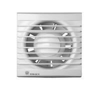 Extracteur mural/plafond UNELVENT EDM-80 N 230 V 50 Hz Façade ABS Blanc