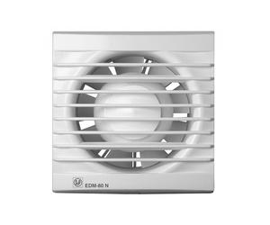 Extracteur mural/plafond UNELVENT EDM-80 N 230 V 50 Hz Façade ABS Blanc