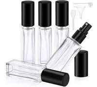 Extracteur Parfum, 5 Pièces Vaporisateur Parfum Sac 10ml, Rechargeable Et Portable, Vaporisateur Vide En Verre (Transparent)