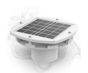 Extracteur Solaire Rechargeable pour Fosse Septique, Ventilation Secondaire, Autonome 24h/24 & Silencieux - HYDRODIV