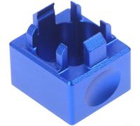 Extracteur Switch Magnétique Pour Cherry pour mx pour gateron | Alliage aluminium anodisé, finition CNC précise, stabilité maximale, décoration élégante, orange argent(Blue)