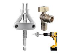 Extracteur universel de tuyaux cassés - Valve d'angle et robinet conn | Ensemble d'extracteurs de filetage cassés avec valve d'angle robuste, connecteur de robinet universel et outil de retrait de
