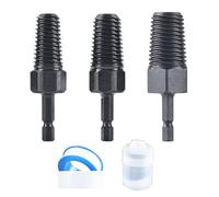 Extracteurs de boulons antirouille pour tuyaux de 1,27 cm, 1,9 cm, clé manuelle, perceuse électrique, poignée hexagonale, poignée antidérapante, ensemble d'extracteurs de vis en alliage traité