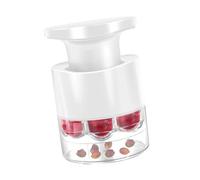 Extracteurs de noyaux de fruits compacts à 7 trous Mécanisme de presse Famille Coffre-fort Outil de préparation des fruits pour cerises et fruits mous Libération rapide Outil de base