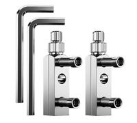 Extracteurs de vis réglables pour tuyaux de grand diamètre, retrait efficace des boulons de bonde de 1,27 cm, 1,9 cm, lot d'extracteurs de boulons traités thermiquement