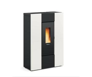 EXTRAF LAME Marilena Plus Blanc Ad Crystal Poêle À Granulés 8KW 1283007