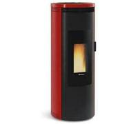 EXTRAFLAME 1283502 AMIKA Poêle À Granulés Hermétique Focal En Fonte Noir