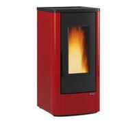 Poêle à granulés La Nordica Extraflame Dahiana Plus VFS 10 kW Revêtement acier Bordeaux