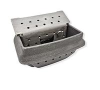 Extraflame Brasero Comfort Plus - Fonte, Classique, Rectangulaire, Bois, 10 x 10 x 7,8 cm