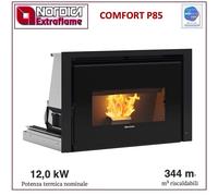 EXTRAFLAME 1290700 CONFORT P85 INSERT DE CHEMINÉE À PELLETS 12 KW CLASSE A++