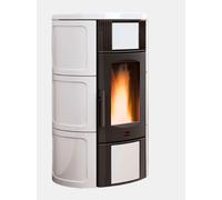 EXTRAFLAME ISIDE IDRO 5.0.16 Poêle À Granulés Ventilé Blanc A+ 1295302