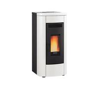 EXTRAFLAME KLAUDIA AD EVO BLANC 1297102 POÊLE À PELLETS 8KW IR TOUCH INCLUS