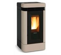 ExtraFlame Lucia Plus 16 Poêle À Granulés 12KW Foyer En Fonte Tortora 1292552