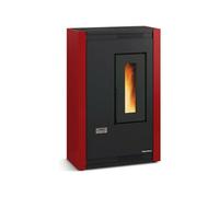 EXTRAFLAME 1292600 LUISELLA 5.0 Poêle À Pellets Ventilé Slim Bordeaux