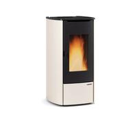 Poêle à granulés La Nordica Extraflame Marina Idro H11 | 14,8 kW Hydro Revêtement en acier ivoire