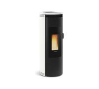 ExtraFlame Poêle À Granulés Amika Evo Blanc 8Kw H120 Acier 1290003