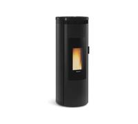 ExtraFlame Poêle à granulés Amika Evo 8 kW H120 Acier Noir 1290004