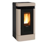 Extraflame Stufa a pellet Lucia Plus 12kW tortora maiolica classe A+ serbatoio 27kg