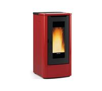 Poêle à granulés La Nordica Extraflame Teorema Plus 5.0 | 12 kW acier bordeaux