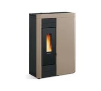 EXTRAFLAME Virna IDRO.16 Taupe 1294402 Poêle à Granulés Mince Zip 15KW LCD