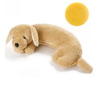 Extragele Heartbeat Jouet pour chiot en peluche pour soulager l'anxiété et apaiser les battements de cœur - Jouet pour aider au sommeil - Pour dressage de cage - Besoins essentiels des chiots - Doré