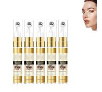 Extrait d'acide hyaluronique et de caféine Sérum oculaire, raffermissant et hydratant sous les yeux crème avec boule de massage à rouleaux, réparation rapide des rides (3pcs)