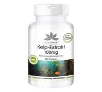 Extrait d'algues 100mg avec de l'iode - Fortement dosé - Végétalien - 240 Comprimés - Qualité des pharmacies allemandes