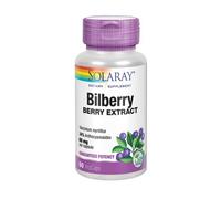 Extrait De Baie De Myrtille 60 Gélules Végétales 60 Mg Par Solaray