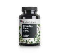 Extrait de Camu Camu 500mg - Vitamine C naturelle qui contribue au fonctionnement du système immunitaire et nerveux* - 180 gélules végétaliennes - Soumis 6 mois - Testé en laboratoire